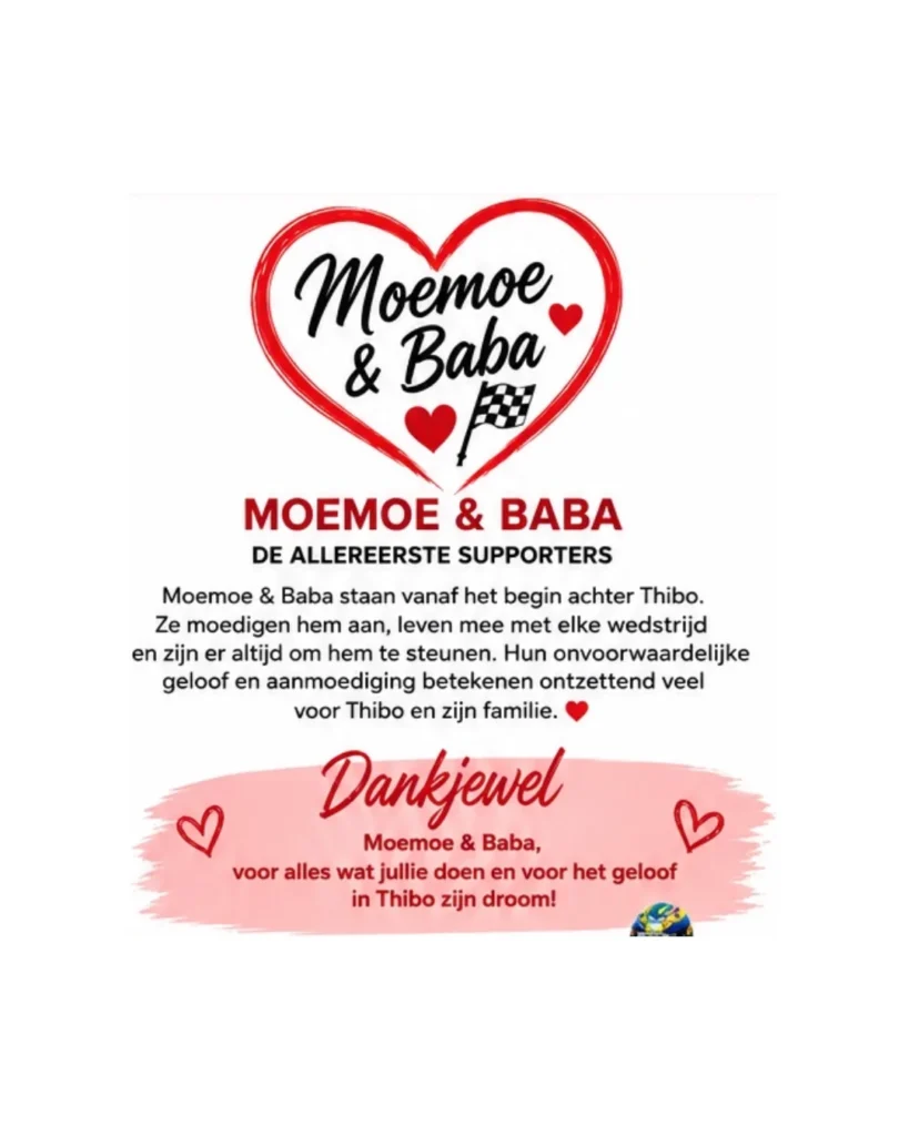 Bedankt Moemoe & Baba